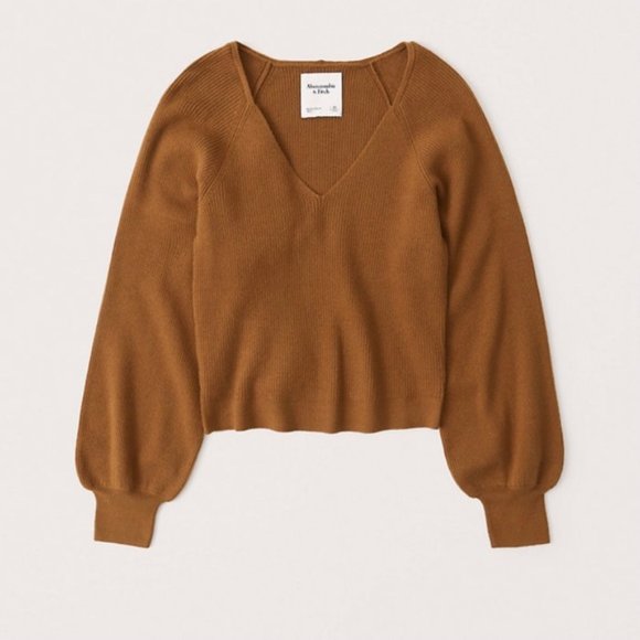 Abercrombie & Fitch Puff Sleeve Sweater - Picture 5 of 6